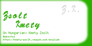 zsolt kmety business card